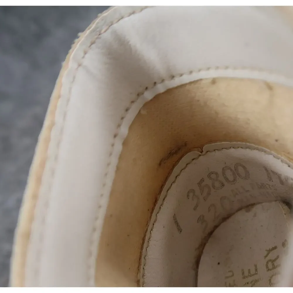 Wee Walkers Baby Shoes 1 Washable Lace Up Sneaker Vintage White Doll Classic